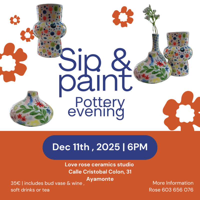 Sip & Paint ad