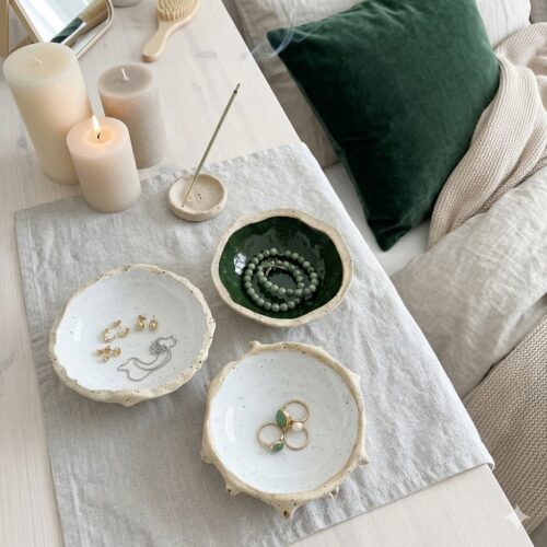 Organic bowls trinket dishes