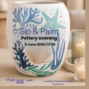 Sip and Paint June Vase