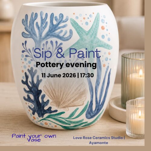 Sip and Paint June Vase