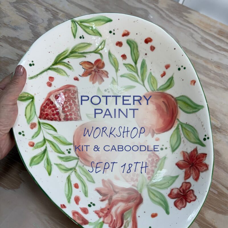 Paint Your Own Artisan Salad Bowl Workshop | 18 September | Kit & Caboodle